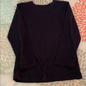 5T Navy Blue Ling Sleeve T-shirt